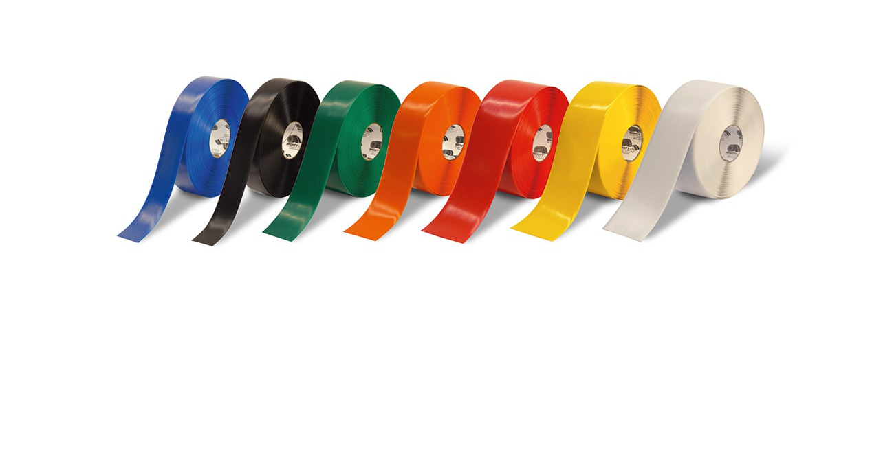 Jednofarebné podlahové pásky Line Plan Marking Tape